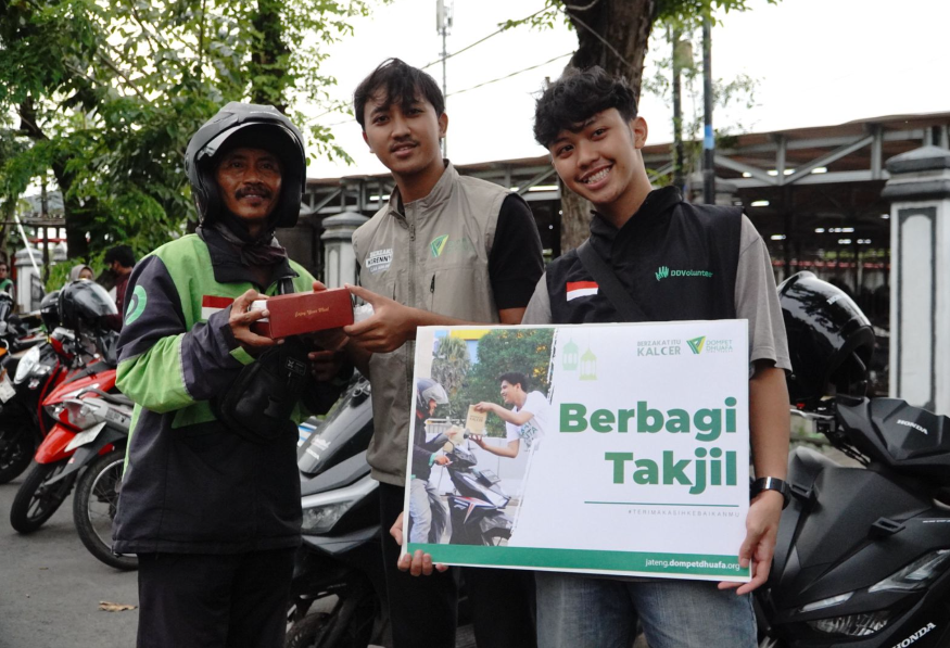 dd jateng tebar buka puasa untuk driver ojol