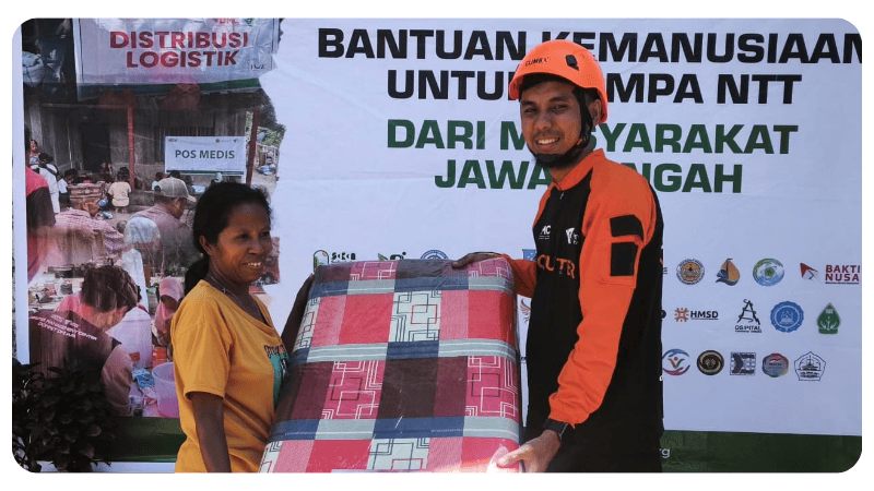 bantuan dari jateng untuk korban gempa ntt