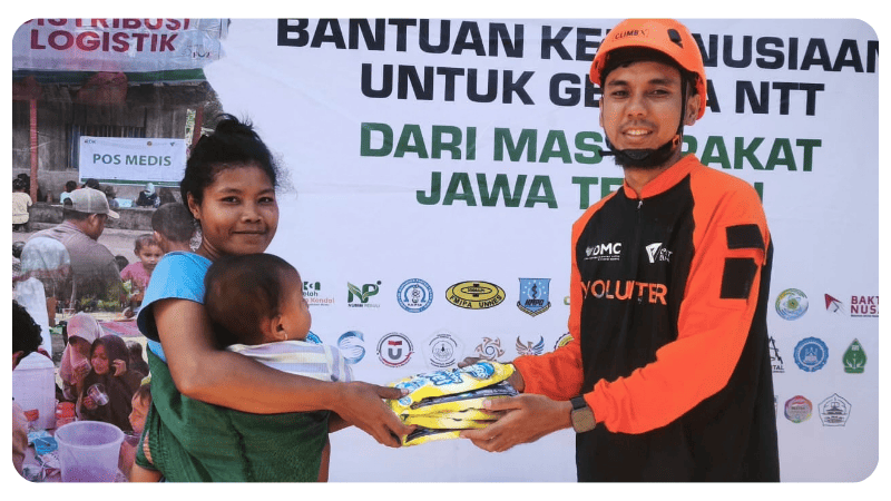 donasi rakyat jateng untuk ntt