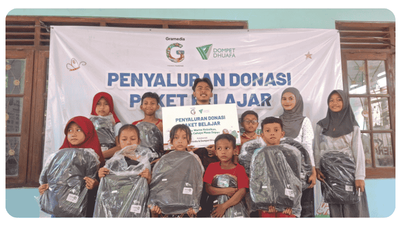 gramedia kerjasama dengan dompet dhuafa jawa tengah