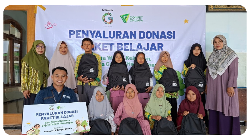gramedia percayakan dompet dhuafa jawa tengah