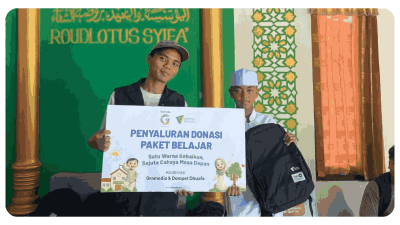 kolaborasi bersama dompet dhuafa